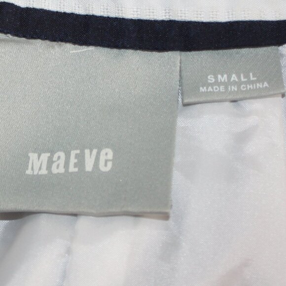 Maeve by Anthropologie Black & White Striped Skirt Size Small - Picture 7 of 12